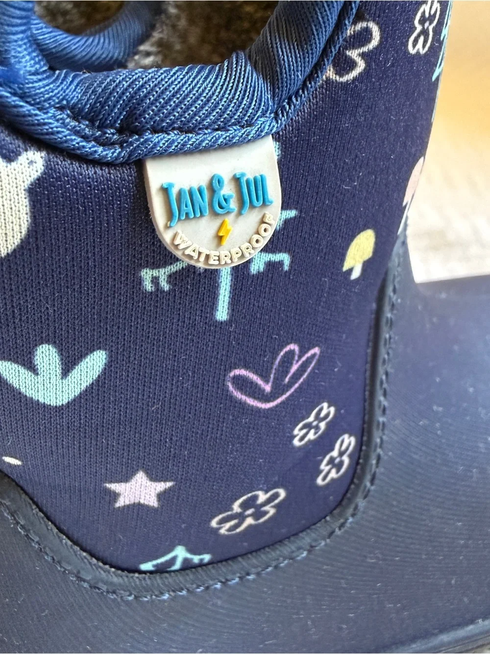 Jan & Jul Navy Winter Pull-On Boots